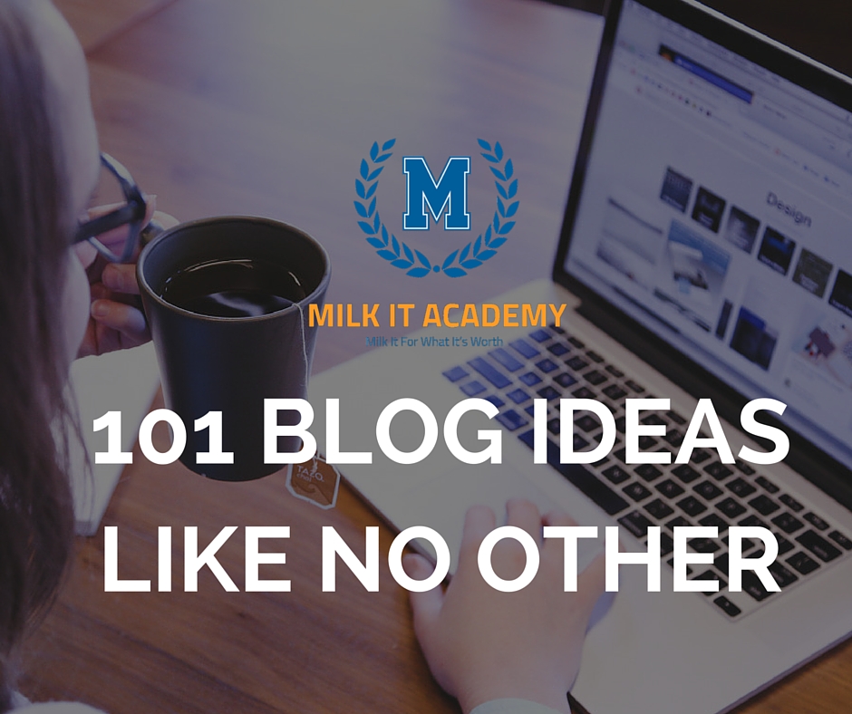101 BLOG IDEAS FOR RETAILERS LIKE NO OTHER