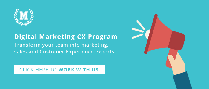 Course banner for digital marketing cx program