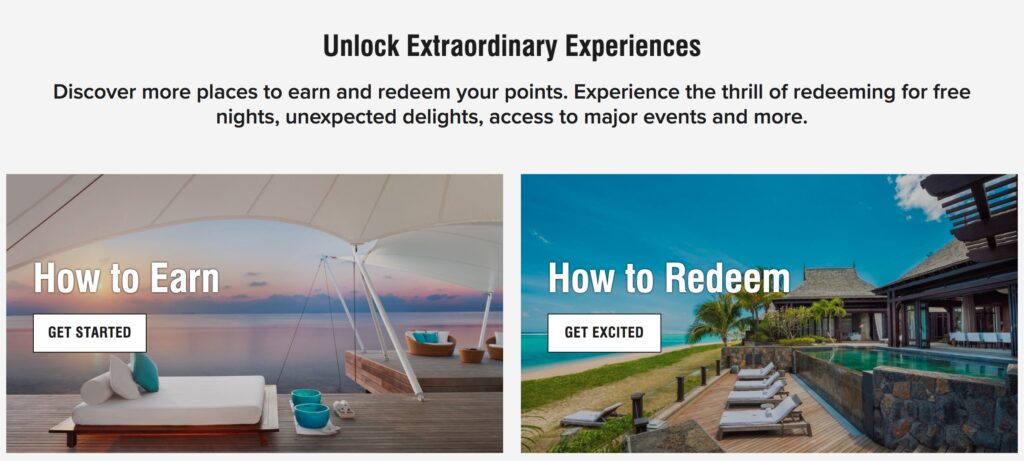 Marriott Hotels rewards program image